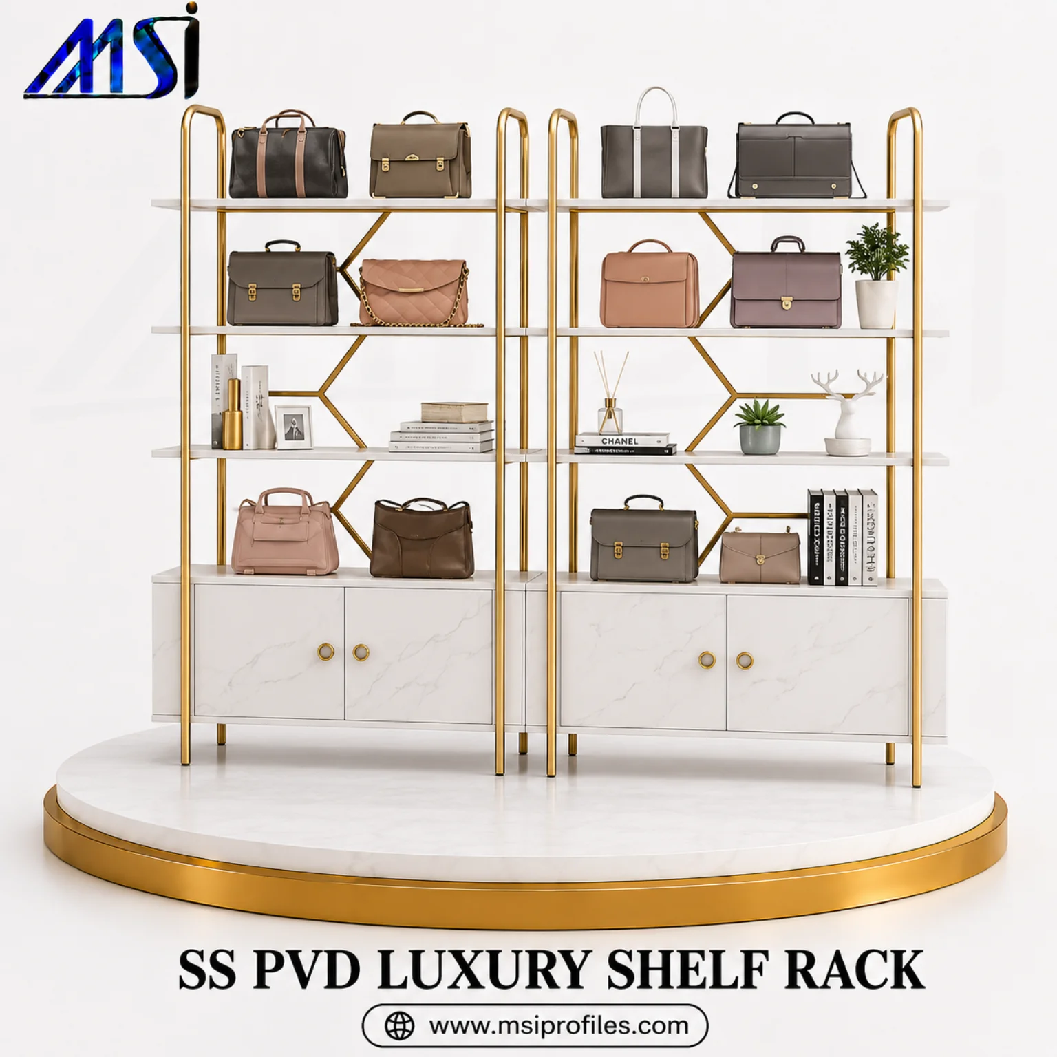 SS PVD Shelf Rack (4)