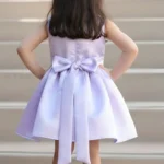 littlejoye Baby Girls Above Knee Party Dress (Yellow, Cap Sleeve) - Image 3
