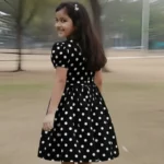 littlejoye Girls Mini/Short Party Dress (Black, Short Sleeve) - Image 3